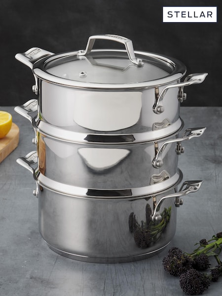 Stellar 18Cm 3 Tier Steamer Set (E24084) | £100