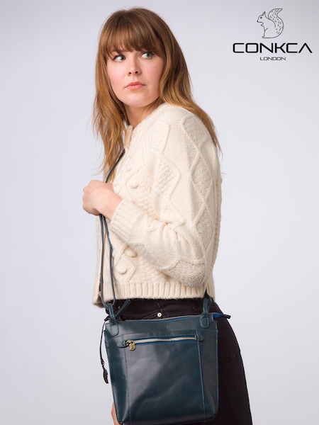 Conkca Rego Leather Cross Body Bag (E24549) | £55