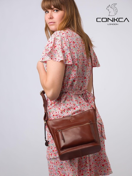 Conkca 'Liberty' Leather Shoulder Bag (E24569) | £59