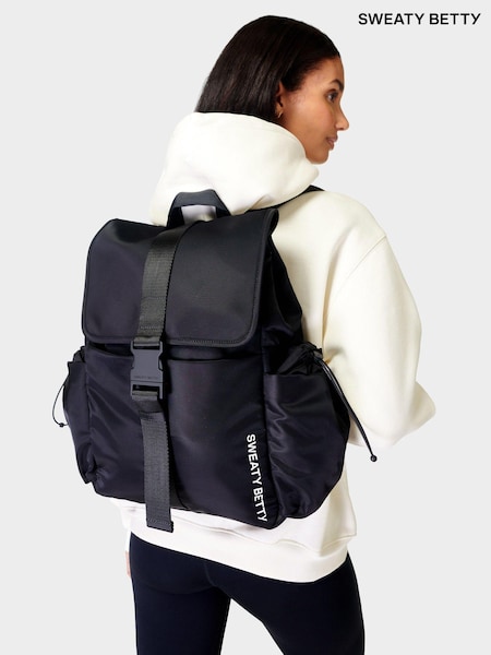 Sweaty Betty Black Essentials Motion Backpack (E25264) | £95