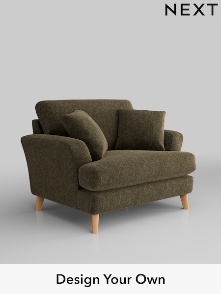 Cotswold Chenille/Dark Green Conway Relaxed Sit (E25307) | £975