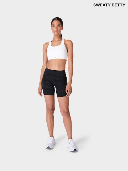 Sweaty Betty Black 6" Inseam Power 6" Biker Shorts (E25329) | £60