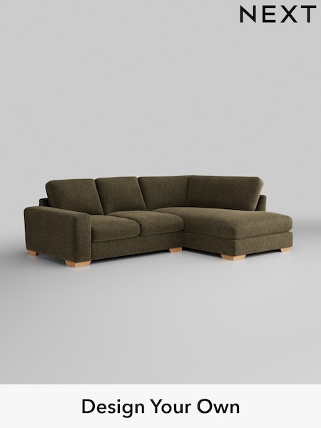 Cotswold Chenille/Dark Green Houghton Deep Relaxed Sit (E25383) | £2,150