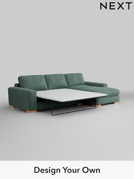 Cotswold Chenille/Mid Slate Teal Green Houghton Deep Relaxed Sit (E25386) | £2,825
