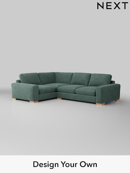Cotswold Chenille/Mid Slate Teal Green Houghton Deep Relaxed Sit (E25386) | £2,625