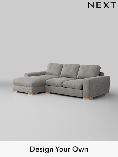 Cotswold Chenille/Silver Grey Houghton Deep Relaxed Sit (E25388) | £2,125