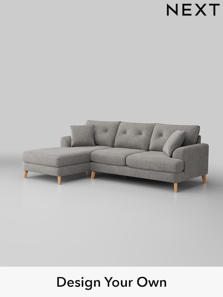 Cotswold Chenille/Silver Grey Parker Buttoned Back (E25401) | £2,199