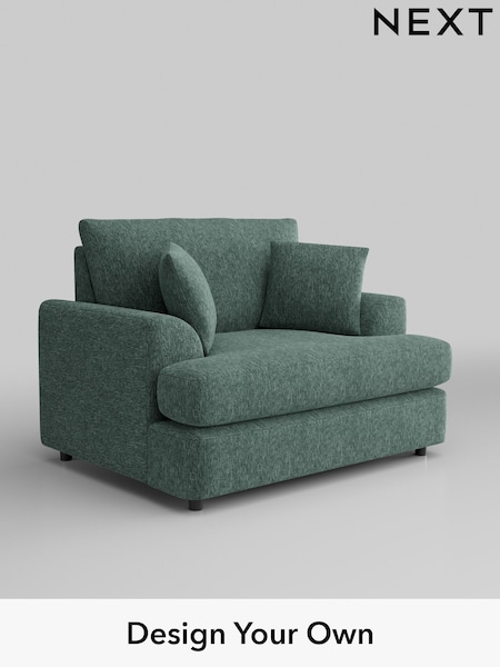 Cotswold Chenille/Mid Slate Teal Green Parker Platform (E25405) | £975