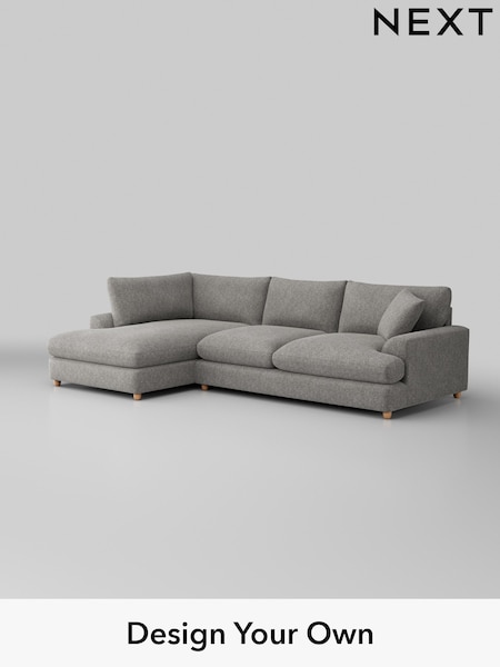 Cotswold Chenille/Silver Grey Parker Platform Grand Relaxed Sit (E25414) | £2,525