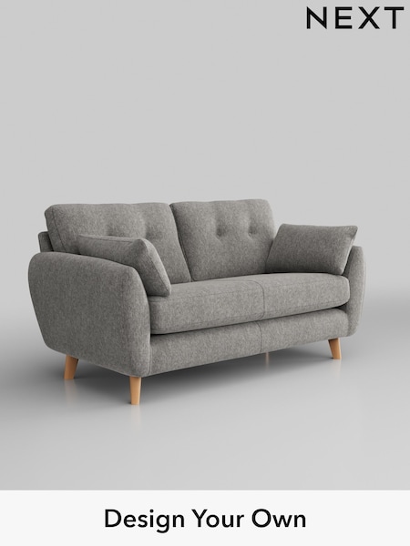 Cotswold Chenille/Silver Grey Wilson Buttoned Back (E25481) | £950