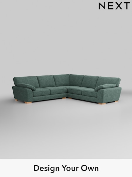 Cotswold Chenille/Mid Slate Teal Green Stamford Grand Relaxed Sit (E25530) | £3,025