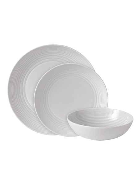 Royal Doulton White Gordon Ramsay Maze Dinner Set 12 piece (E25598) | £150