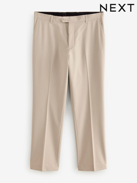 Neutral Regular Fit Stretch Smart Trousers (E25842) | £24