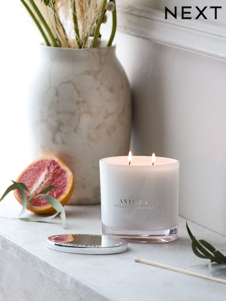 Mango and Papaya Collection Luxe Antigua 2 Wick Candle (E25881) | £14