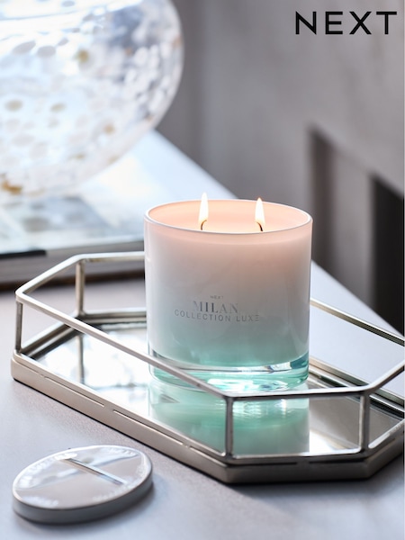 Melon & Green Apple Collection Luxe Milan Candle (E25883) | £14