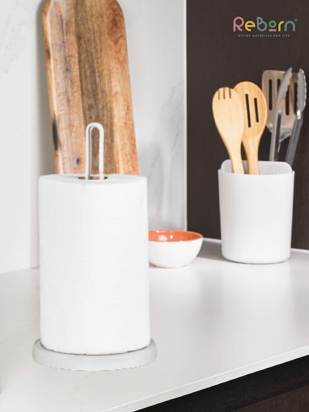 ReBorn Stone Kitchen Roll & Utensil Holders (E25966) | £34