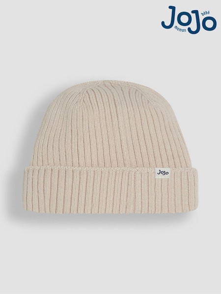 JoJo Maman Bébé Stone Rib Hat (E26048) | £12