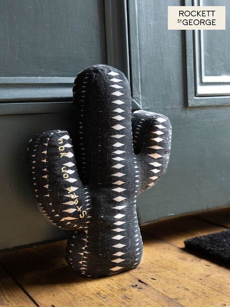 Rockett St George Black Cowboy Cactus Doorstop (E26283) | £28