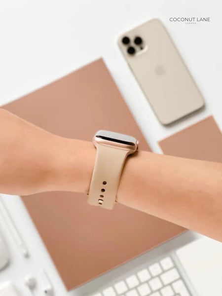 Coconut Lane Caramel Latte NAKD Apple Watch Strap (E26378) | £26
