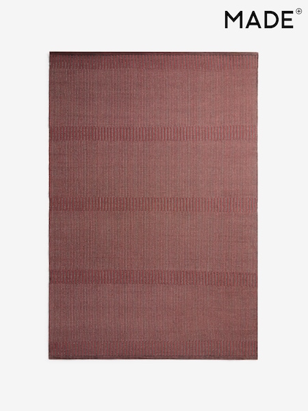 MADE.COM Red Atwell Flatweave Rug (E26453) | £70 - £300