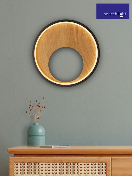Searchlight Black/Brown Galactic Wall Light (E26840) | £65