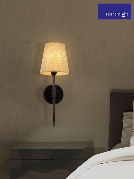 Searchlight Black Dante Wall Light (E26870) | £69