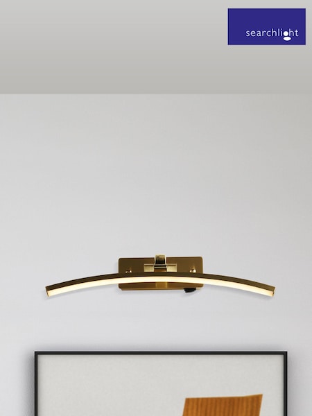 Searchlight Brass Ionian Small Picture Light (E26914) | £60