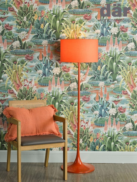 Dar Lighting Orange Toledo Floor Lamp (E26978) | £155