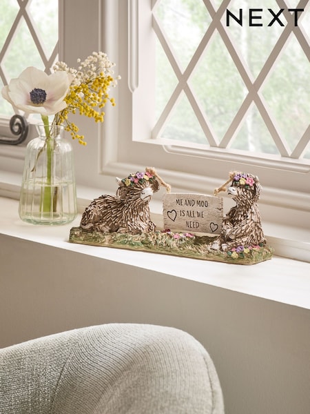 Natural Hamish The Highland Cow Love Sentiment Ornament (E27129) | £18