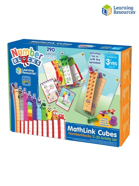 Learning Resources MathLink® Cubes Numberblocks® 11-20 Activity Set (E27777) | £40
