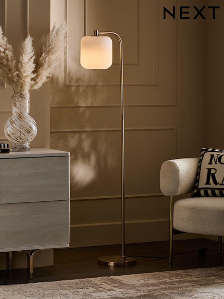Brass Ryker Floor Lamp (E27980) | £99