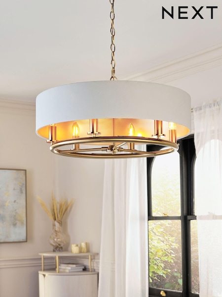 Brass Hudson Chandelier Light (E27981) | £160