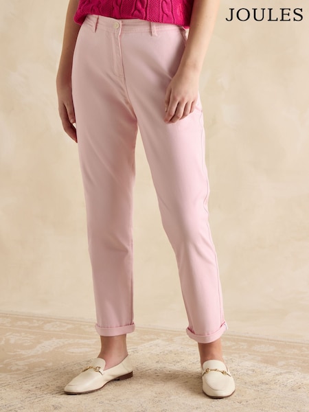 Joules Slim Fit Pink Chino Trousers (E28016) | £55