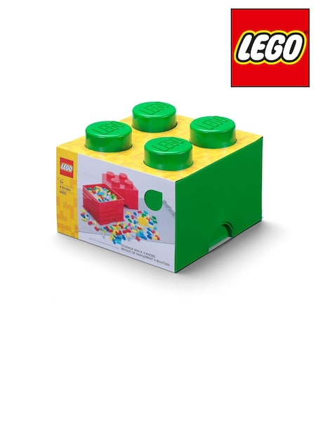 LEGO Green Storage Brick 4 Scaled Up Stackable Storage Box (E28333) | £20