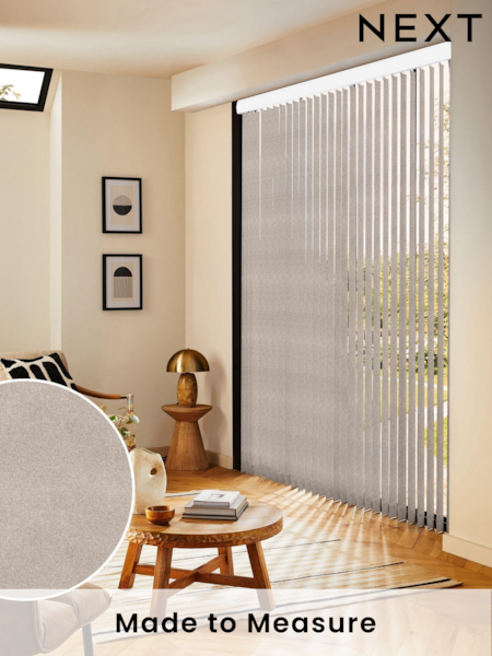 Natural Vog Made to Measure Vertical Blinds (E28372) | £48