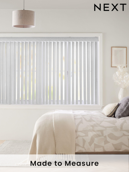 Grey Sether Blackout Made to Measure Vertical Blind (E28394) | £47