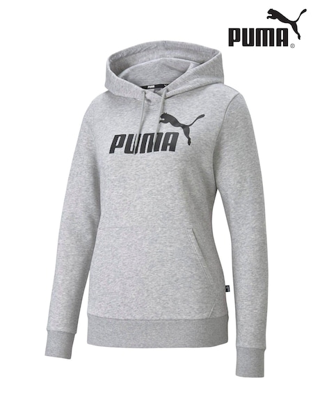 Puma Grey Essentials Logo Women's Hoodie (E28758) | £48