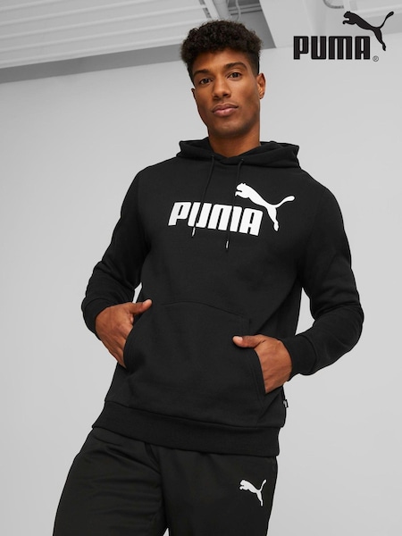 Puma Black Men Essentials Big Logo Hoodie (E28784) | £48