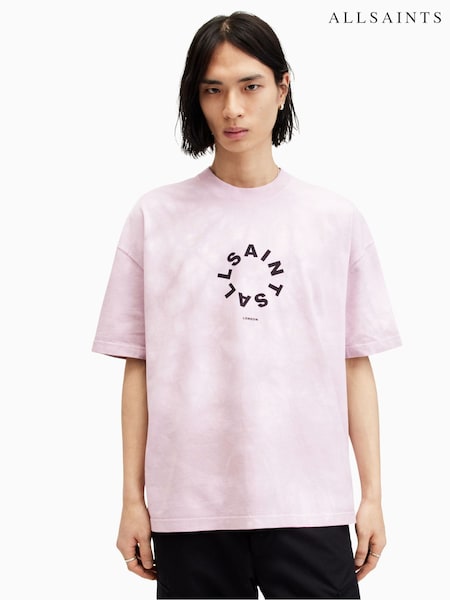 AllSaints White Tierra Short Sleeve Crew T-Shirt (E28850) | £55