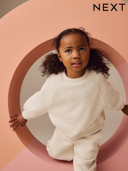 Oatmeal Crew Sweatshirt (3mths-7yrs) (E29211) | £8 - £10