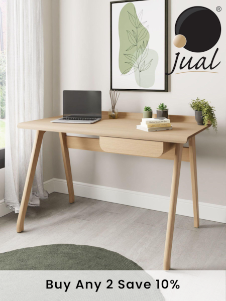 Jual Oak San Francisco Office Drawer Desk (E29275) | £365