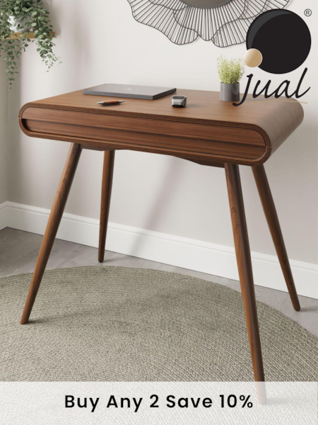 Jual Walnut San Francisco Office Drawer Desk (E29277) | £350