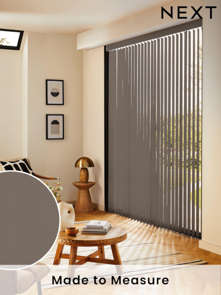 Brown Leo Made to Measure Vertical Blinds (E29450) | £35