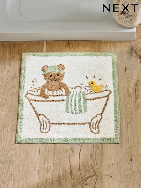 Natural Woodland Spa 100% Cotton Shower Mat (E30349) | £14