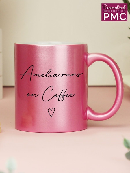 Personalised Glitter Mug by PMC (E30588) | £15