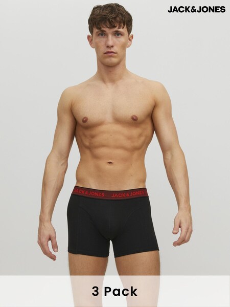 JACK & JONES Grey Boxers 3 Pack (E30611) | £25