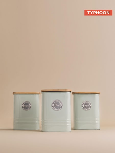 Typhoon Set of 3 Mint Green Living Squircle Storage Tins (E30742) | £27