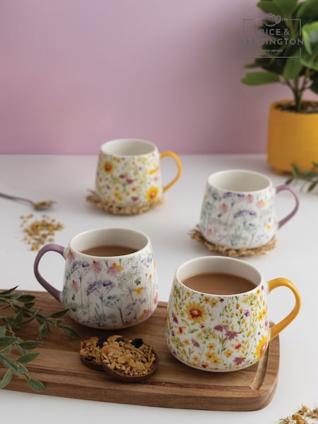 Price & Kensington. Sunflower & Daisy Mugs (E30747) | £28