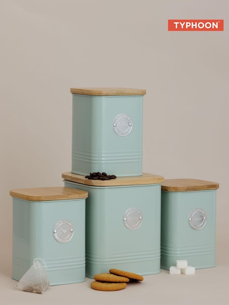 Typhoon Mint Green Living Squircle Storage Tins & Biscuit Tin (E30751) | £43