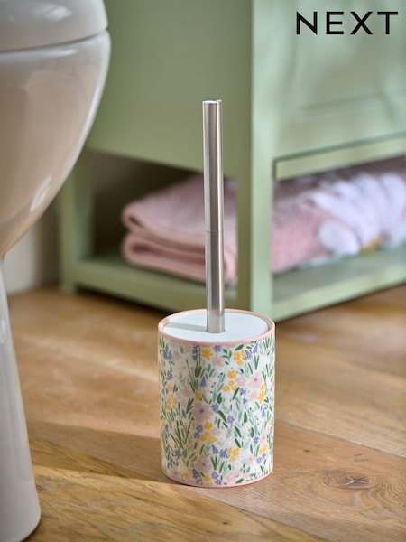 Multi Floral Print Toilet Brush (E30791) | £16